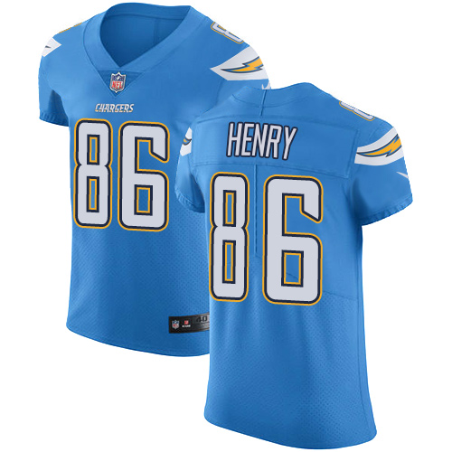 Nike Chargers #86 Hunter Henry Electric Blue Alternate Men's Stitched NFL Vapor Untouchable Elite Jersey